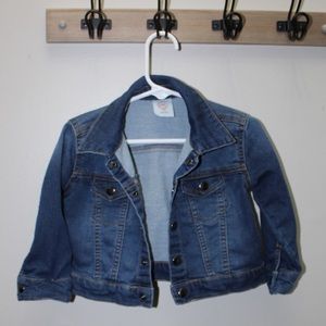 Baby girls blue jean jacket